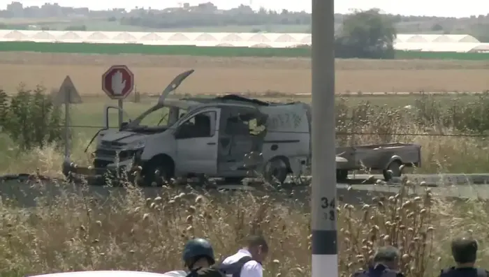 נפילת רקטה בחוף אשקלון, מאי 2019 (צילום מסך) נפילת רקטה בחוף אשקלון, מאי 2019 (צילום מסך)