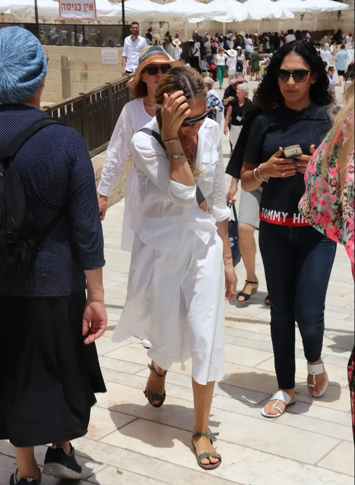 שרה ג'סיקה פרקר בירושלים (ניר פקין) שרה ג'סיקה פרקר בירושלים (ניר פקין)