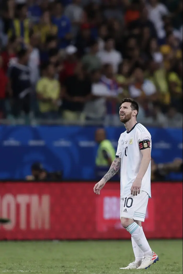 ליאונל מסי, נבחרת ארגנטינה מאוכזב (GettyImages) ליאונל מסי, נבחרת ארגנטינה מאוכזב (GettyImages)