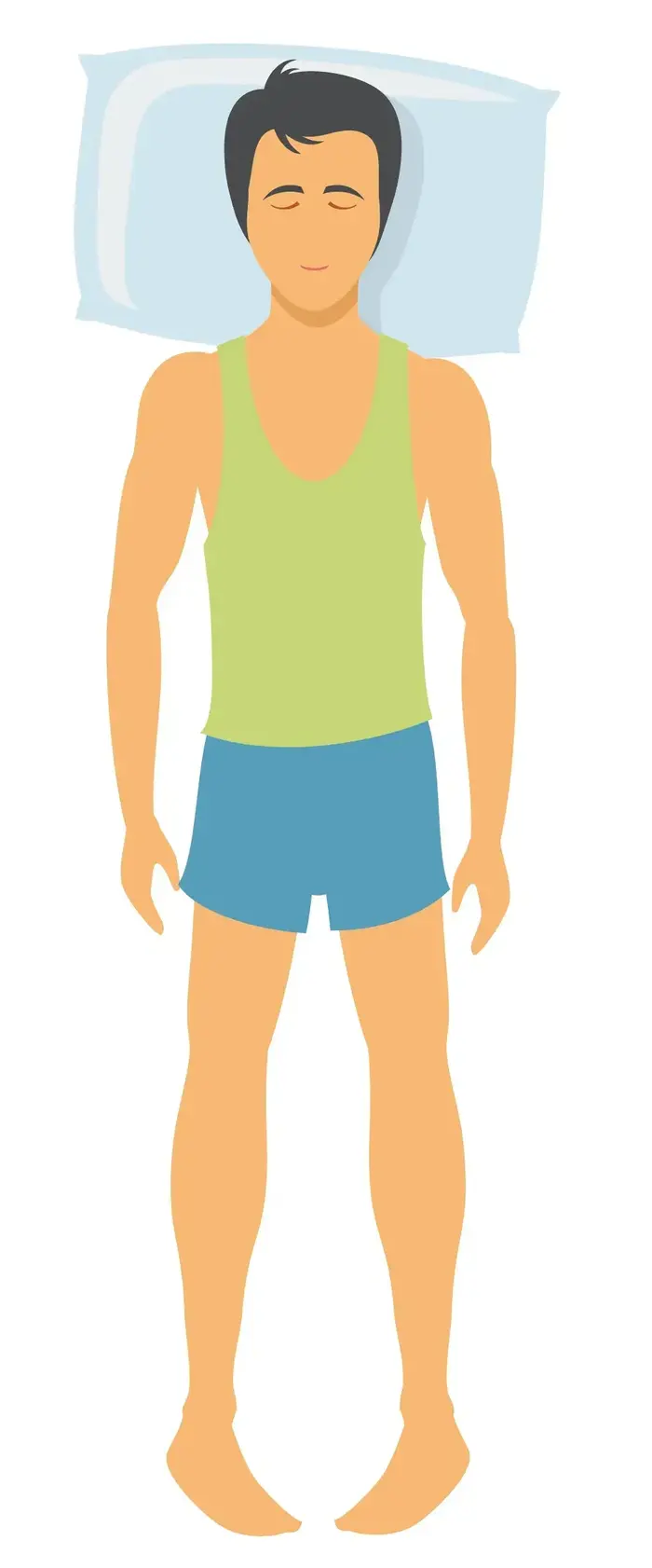 תנוחת שינה חייל (ShutterStock) תנוחת שינה חייל (ShutterStock)