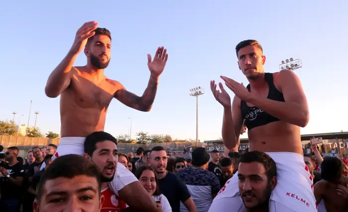 שחקני הפועל באר שבע בן ביטון, עמית ביטון אימון פתיחה (קובי אליהו) שחקני הפועל באר שבע בן ביטון, עמית ביטון אימון פתיחה (קובי אליהו)