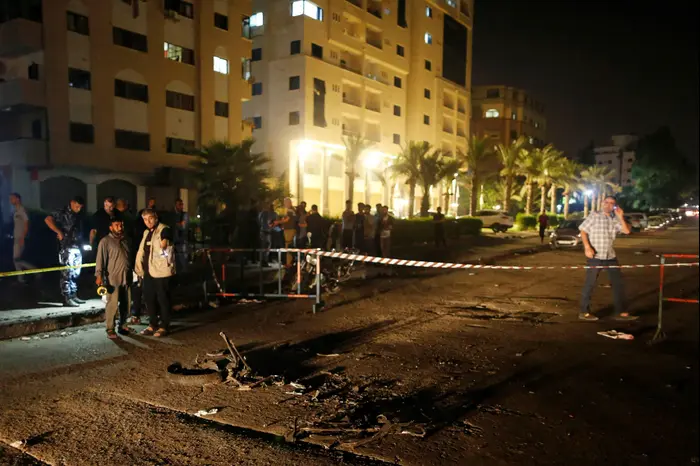 סדרת פיצוצים דווחה בעזה, 28 באוגוסט 2019 (רויטרס) סדרת פיצוצים דווחה בעזה, 28 באוגוסט 2019 (רויטרס)