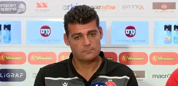 ניסו אביטן מאמן הפועל תל אביב (צילום מסך) ניסו אביטן מאמן הפועל תל אביב (צילום מסך)