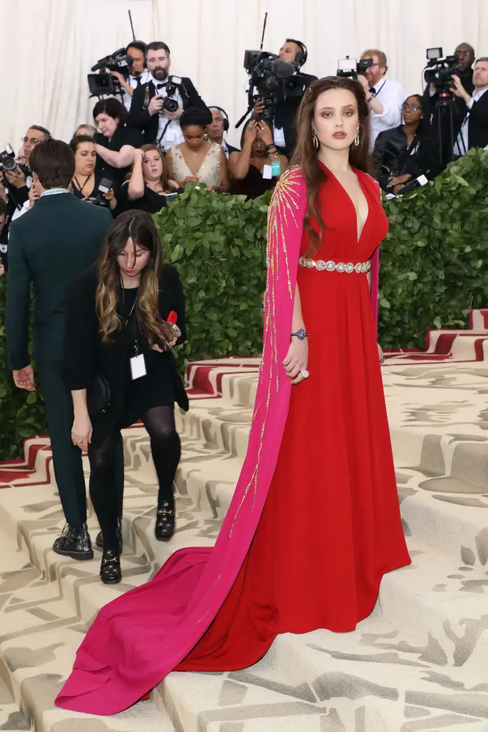קתרין לנגפורד מט גאלה 2018 (GettyImages) קתרין לנגפורד מט גאלה 2018 (GettyImages)