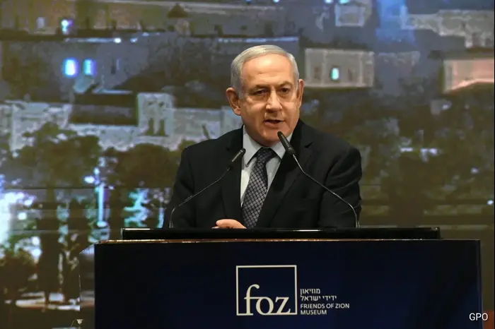 רה"מ, בנימין נתניהו במהלך כנס העיתונות הנוצרית השנתי במוזיאון ידידי ישראל, ירושלים 3 בנובמבר 2019 (אתר רשמי , עמוס בן גרשום/לע"מ) רה"מ, בנימין נתניהו במהלך כנס העיתונות הנוצרית השנתי במוזיאון ידידי ישראל, ירושלים 3 בנובמבר 2019 (אתר רשמי , עמוס בן גרשום/לע"מ)