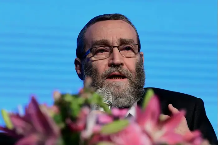 משה גפני בועידת ישראל ללכידות חברתית, אווניו שדה"ת, 5 בנונבמבר 2019 (ראובן קסטרו) משה גפני בועידת ישראל ללכידות חברתית, אווניו שדה"ת, 5 בנונבמבר 2019 (ראובן קסטרו)