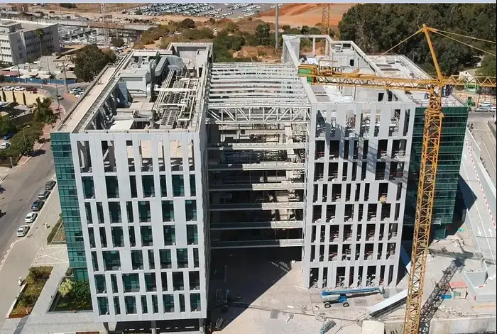 אתר בנייה של בניין חברת סטרטסיס על ידי קבוצת ינושבסקי, פארק המדע, רחובות (יח"צ , מאיר דקל) אתר בנייה של בניין חברת סטרטסיס על ידי קבוצת ינושבסקי, פארק המדע, רחובות (יח"צ , מאיר דקל)