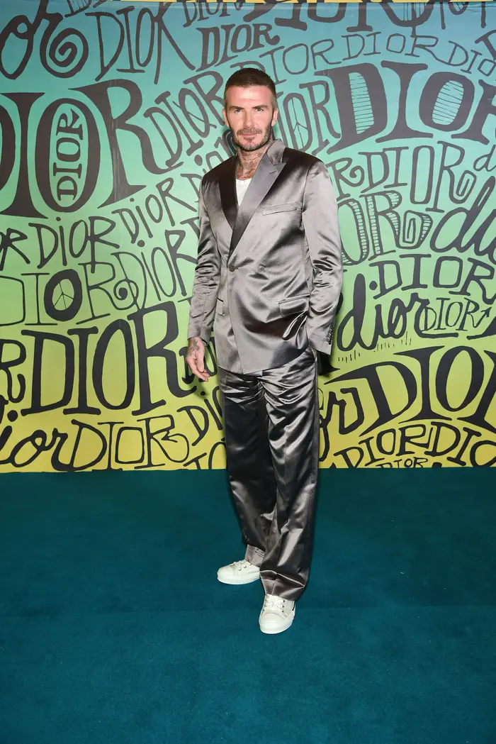 תצוגת הגברים של דיור 2020 דיוויד בקהאם (GettyImages) תצוגת הגברים של דיור 2020 דיוויד בקהאם (GettyImages)