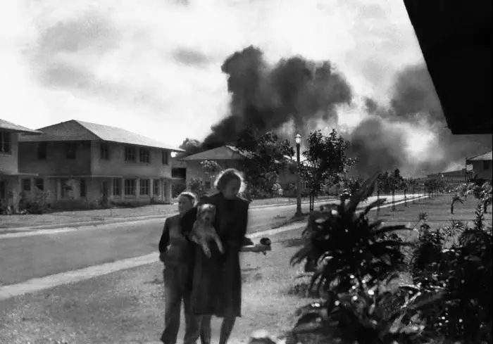 המתקפה על פרל הרבור, 7 בדצמבר 1941 (AP) המתקפה על פרל הרבור, 7 בדצמבר 1941 (AP)