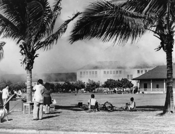 המתקפה על פרל הרבור, 7 בדצמבר 1941 (AP) המתקפה על פרל הרבור, 7 בדצמבר 1941 (AP)