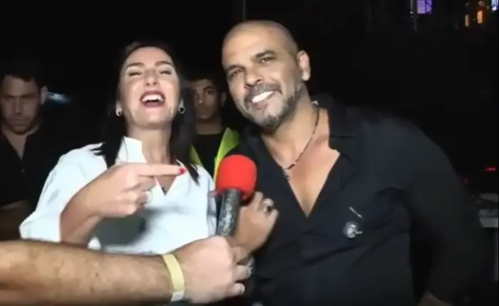 מירי רגב ואייל גולן בסרטון שעלה בעמוד הפייסבוק של משרד התרבות מפסטיבל כתר המזרח ב-2018 והוסר בעקבות עתירה שטענה לעבירה על חוק הבחירות (צילום מסך) מירי רגב ואייל גולן בסרטון שעלה בעמוד הפייסבוק של משרד התרבות מפסטיבל כתר המזרח ב-2018 והוסר בעקבות עתירה שטענה לעבירה על חוק הבחירות (צילום מסך)