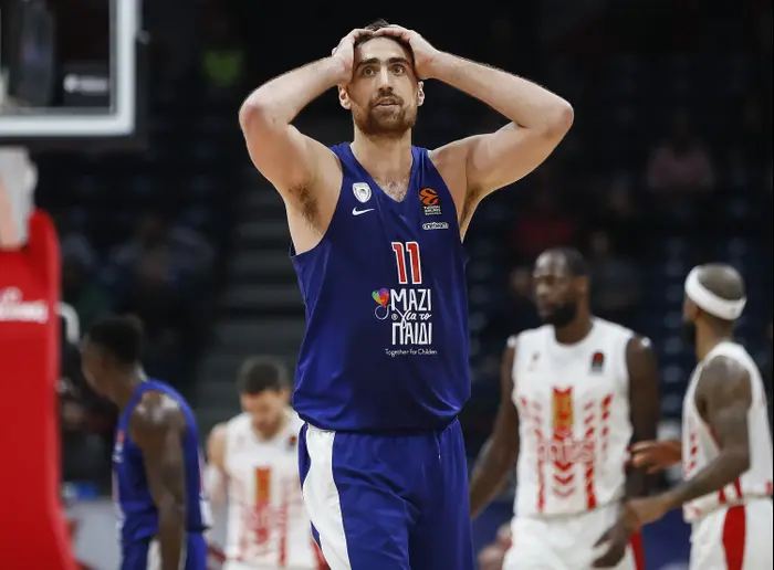 ניקולה מילוטינוב שחקן אולימפיאקוס (GettyImages) ניקולה מילוטינוב שחקן אולימפיאקוס (GettyImages)
