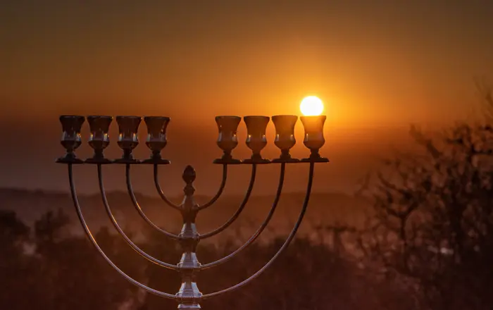 חנוכיה מיקי שפיצר (באדיבות המצולמים , מיקי שפיצר) חנוכיה מיקי שפיצר (באדיבות המצולמים , מיקי שפיצר)