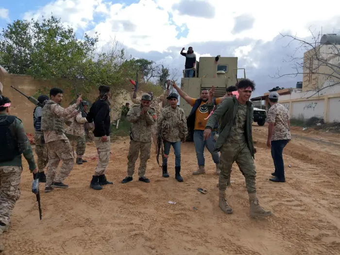 כוחות הממשל של טריפולי, לוב, 29 בדצמבר 2019 (רויטרס) כוחות הממשל של טריפולי, לוב, 29 בדצמבר 2019 (רויטרס)