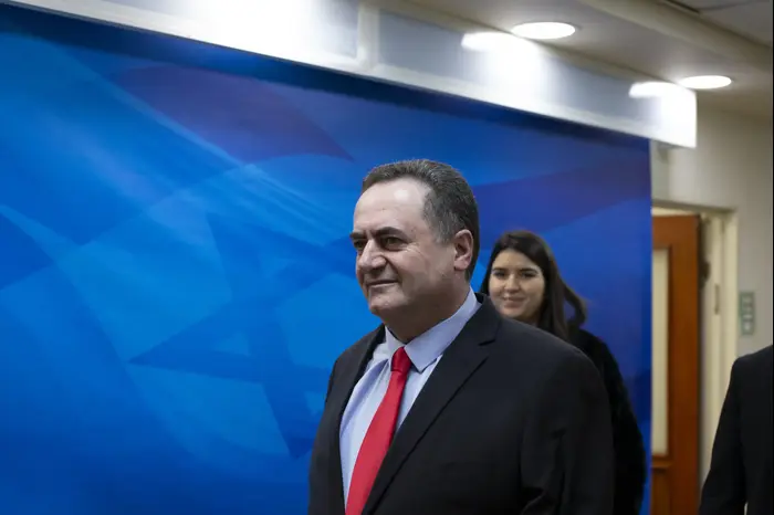ישראל כץ בישיבת ממשלה, 5 בינואר 2020 (פול צלמים , עמית שאבי) ישראל כץ בישיבת ממשלה, 5 בינואר 2020 (פול צלמים , עמית שאבי)