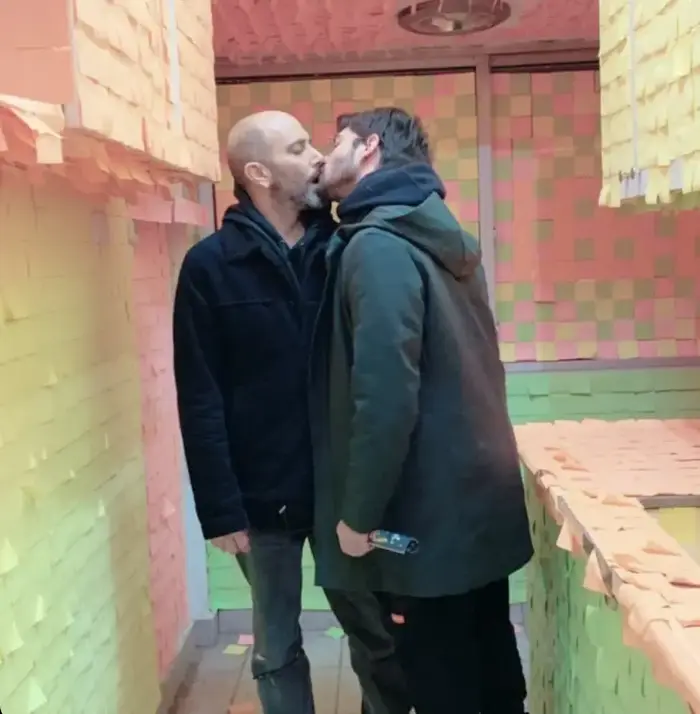 רן דנקר והחבר איתי וייזר (צילום מסך , אינסטגרם) רן דנקר והחבר איתי וייזר (צילום מסך , אינסטגרם)