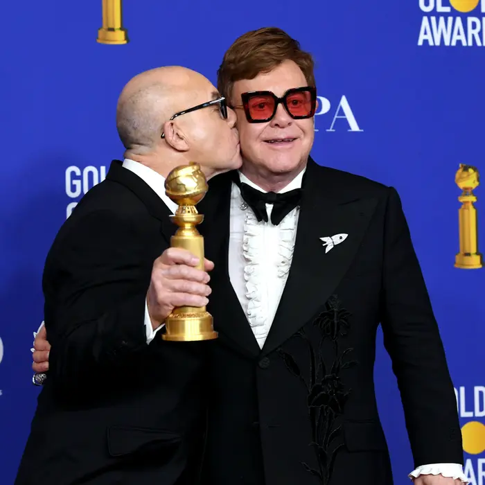 אלטון ג'ון וברני טופין (GettyImages) אלטון ג'ון וברני טופין (GettyImages)
