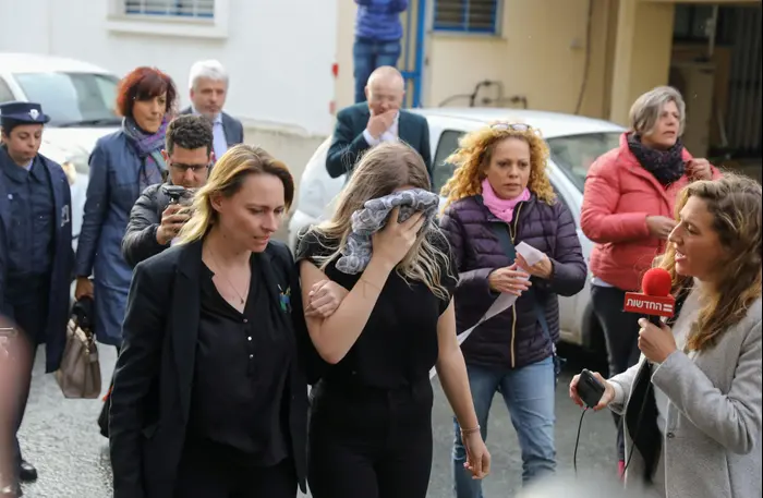 הצעירה הבריטית מגיעה לבית המשפט לשמיעת גזר דין, קפריסין, 7 בינואר 2020 (רויטרס) הצעירה הבריטית מגיעה לבית המשפט לשמיעת גזר דין, קפריסין, 7 בינואר 2020 (רויטרס)