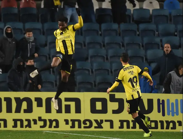ליוואי גרסיה שחקן בית"ר ירושלים חוגג שער (ברני ארדוב) ליוואי גרסיה שחקן בית"ר ירושלים חוגג שער (ברני ארדוב)