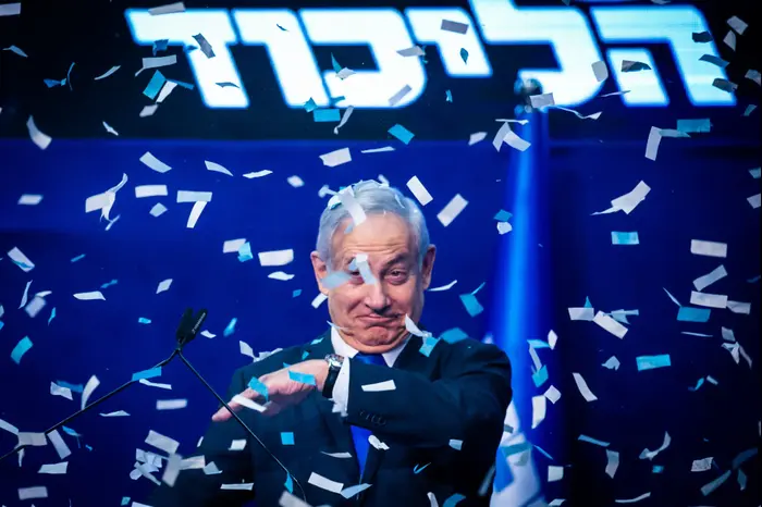 ראש הממשלה בנימין נתניהו לאחר תוצאות המדגם, 3 במרץ 2020 (פלאש 90 , פלאש 90 / אוליבר פיטוסי) ראש הממשלה בנימין נתניהו לאחר תוצאות המדגם, 3 במרץ 2020 (פלאש 90 , פלאש 90 / אוליבר פיטוסי)