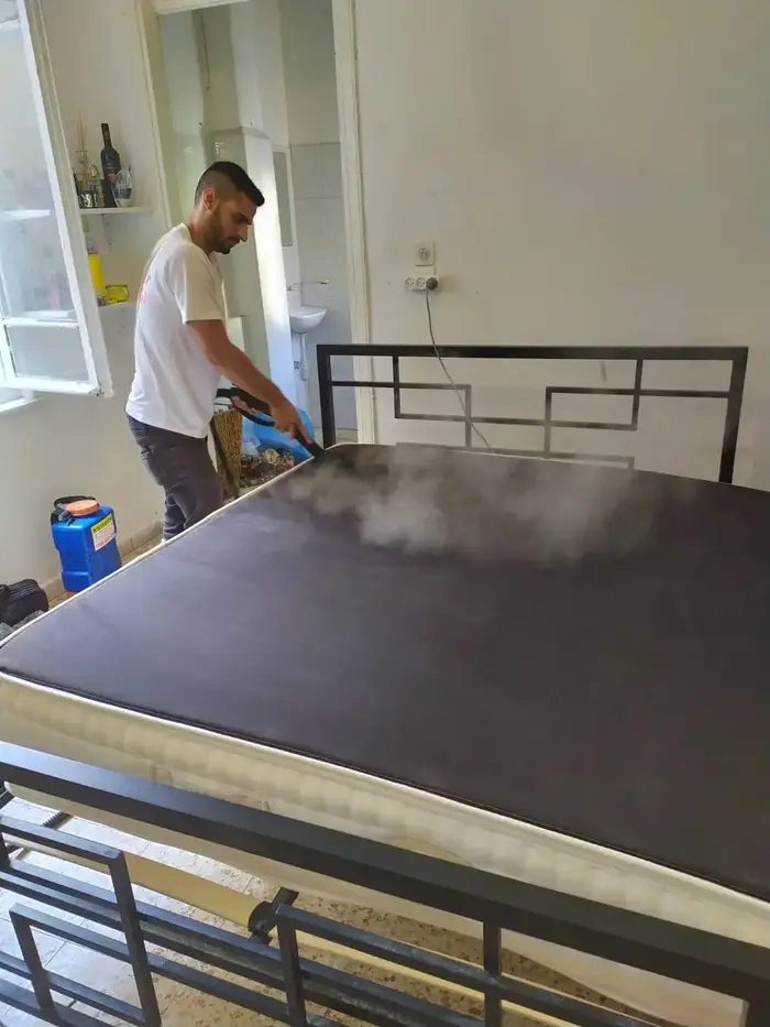 ״טיפול למזרן נגוע בפשפש מיטה באמצעות קיטור״ (יח"צ) ״טיפול למזרן נגוע בפשפש מיטה באמצעות קיטור״ (יח"צ)