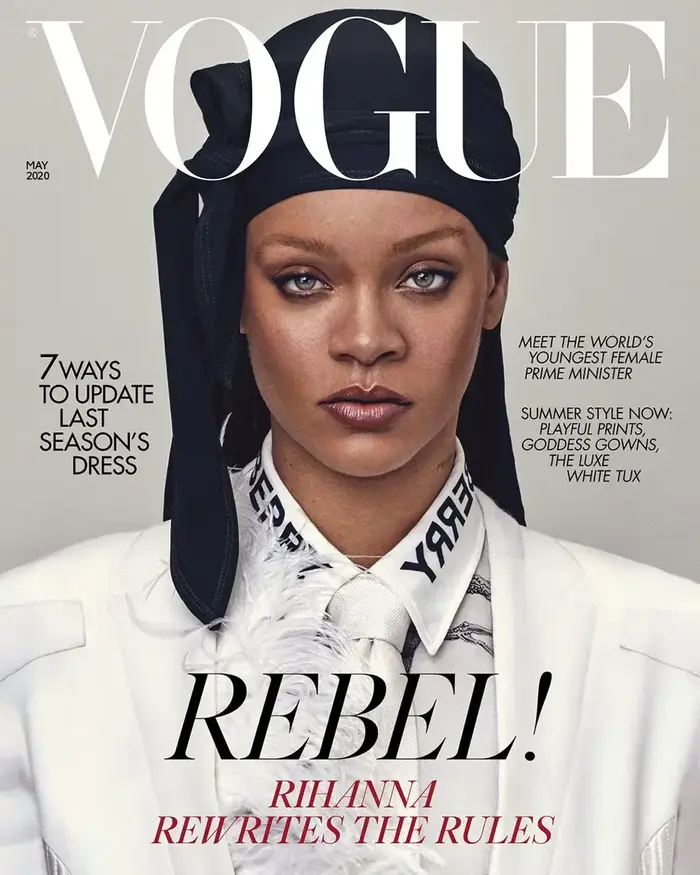 ריהאנה על שער מגזין ווג הבריטי (סריקה , British Vogue) ריהאנה על שער מגזין ווג הבריטי (סריקה , British Vogue)