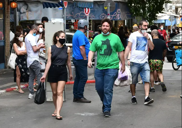 שוק לוינסקי בתל אביב, 24 באפריל 2020 (ראובן קסטרו) שוק לוינסקי בתל אביב, 24 באפריל 2020 (ראובן קסטרו)