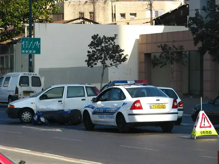 אילוסטרציה תאונת קטנוע (קובי ליאני) אילוסטרציה תאונת קטנוע (קובי ליאני)