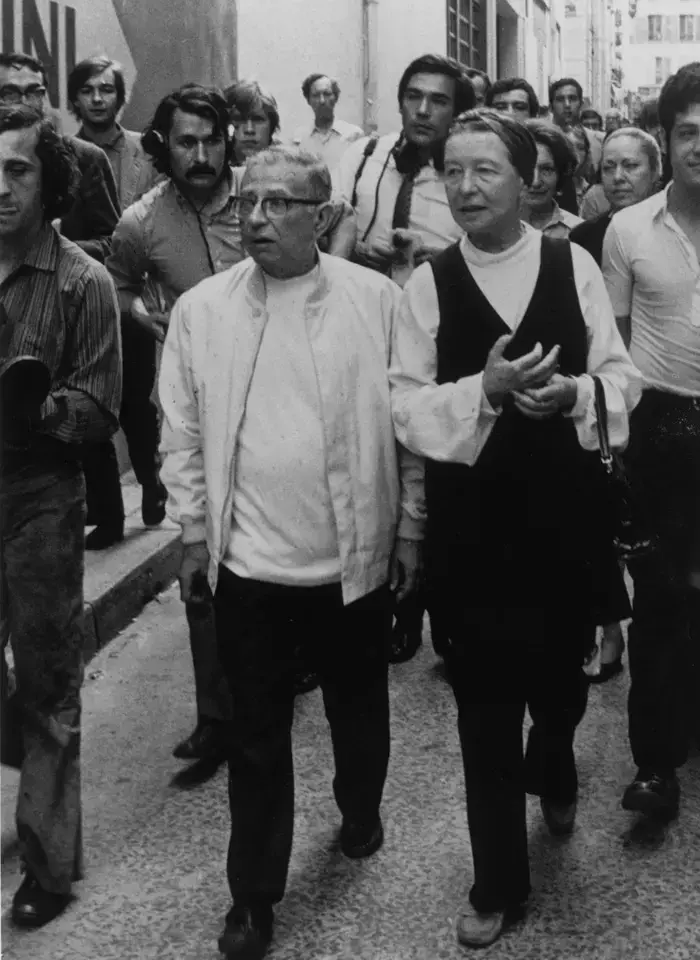 ז'אן פול סארטר וסימון דה בובואר, 1970 (GettyImages) ז'אן פול סארטר וסימון דה בובואר, 1970 (GettyImages)