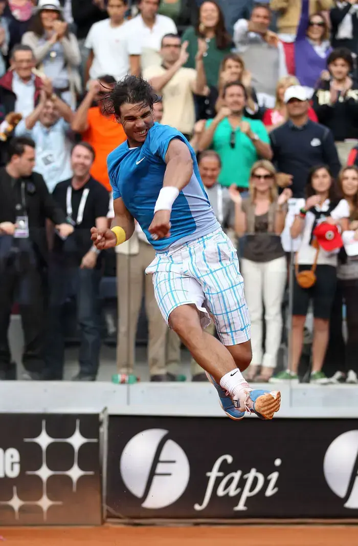 רפאל נדאל טניסאי ספרדי חוגג (GettyImages , Julian Finney) רפאל נדאל טניסאי ספרדי חוגג (GettyImages , Julian Finney)