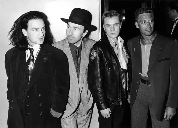 בונו עם U2, 1988 (GettyImages , Dave Hogan) בונו עם U2, 1988 (GettyImages , Dave Hogan)