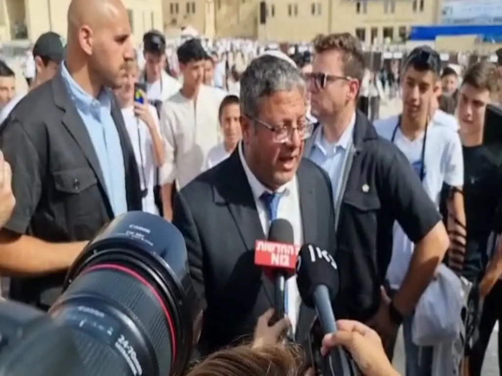 בשיא המתיחות: בן גביר בהר הבית