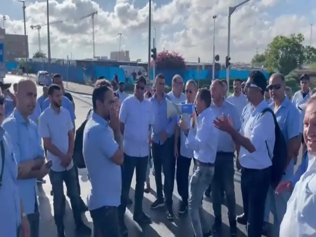 מחאת נהגי האוטובוסים