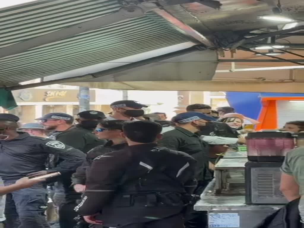 איתמר בן גביר בשוק מחנה יהודה