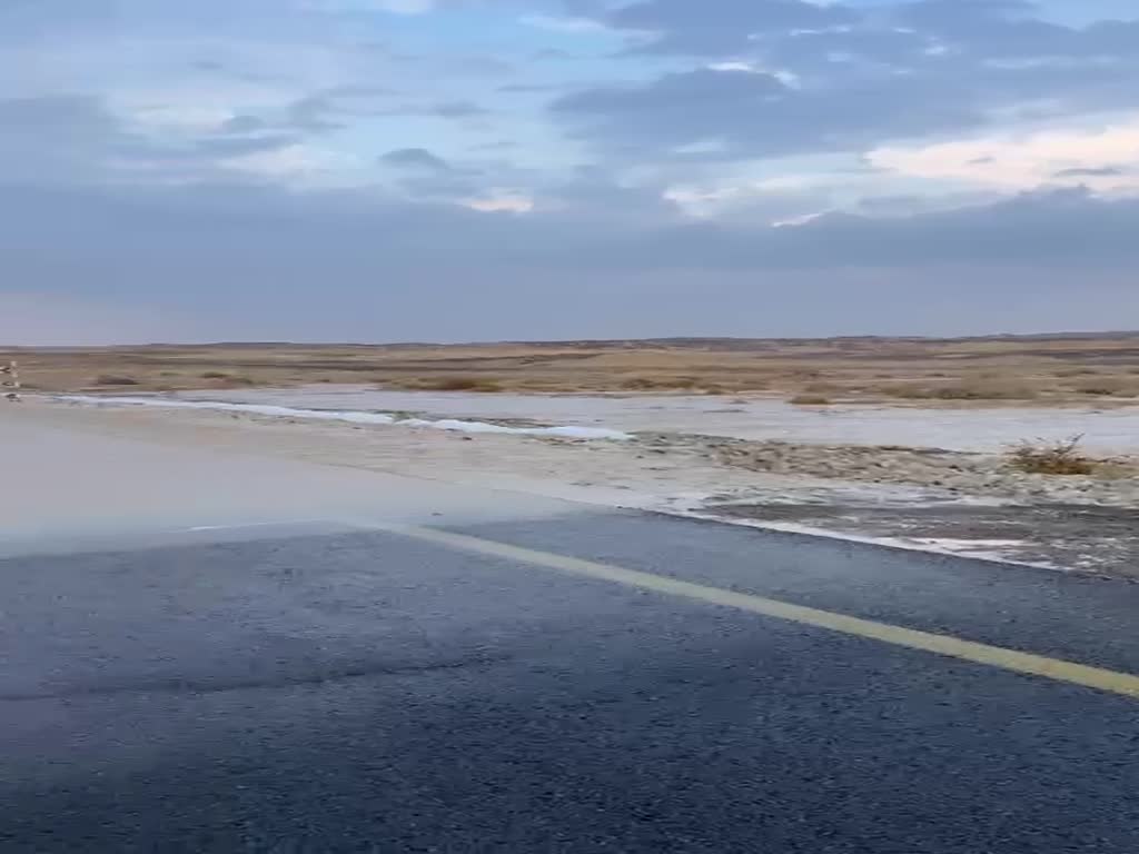 הצפה בכביש 40