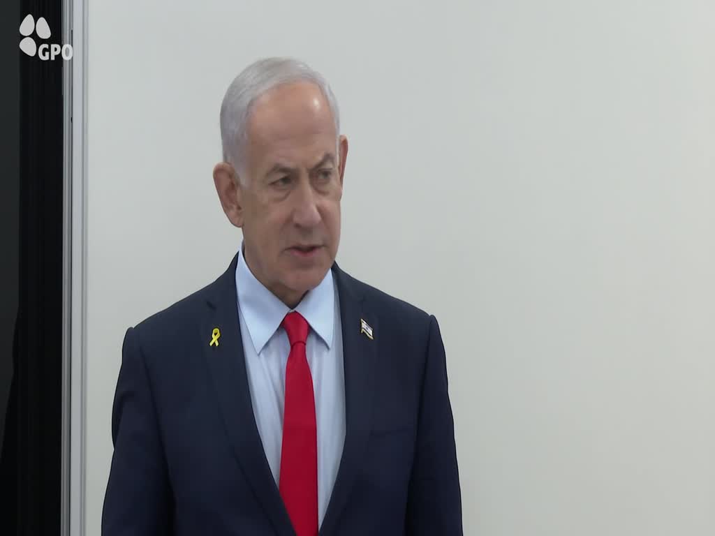 בנימין נתניהו בכנס עם בכירי מערכת הביטחון