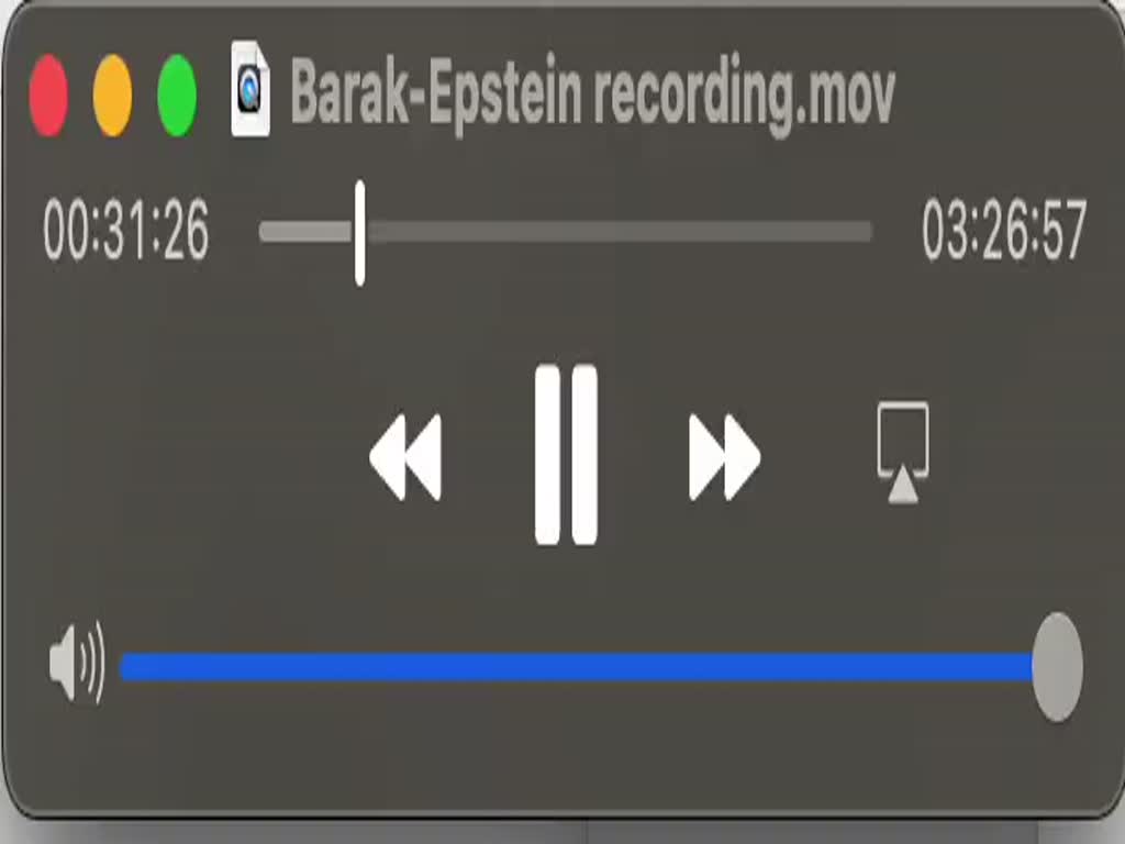 ההקלטות של אהוד ברק בפרשת ג'פרי אפשטיין