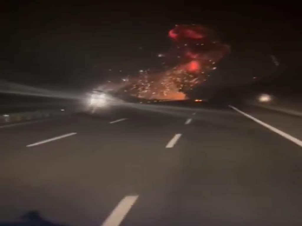 התרסקות מטוס F16 של צבא טורקיה 