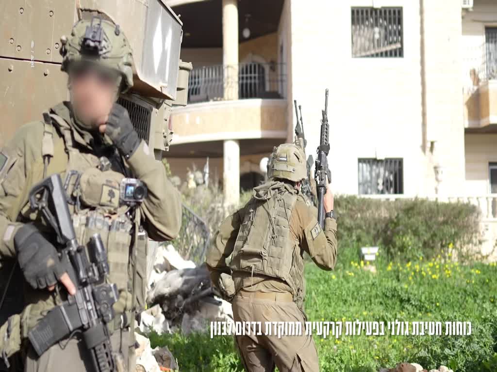 חטיבת גולני בפעילות קרקעית ממוקדת בדרום לבנון