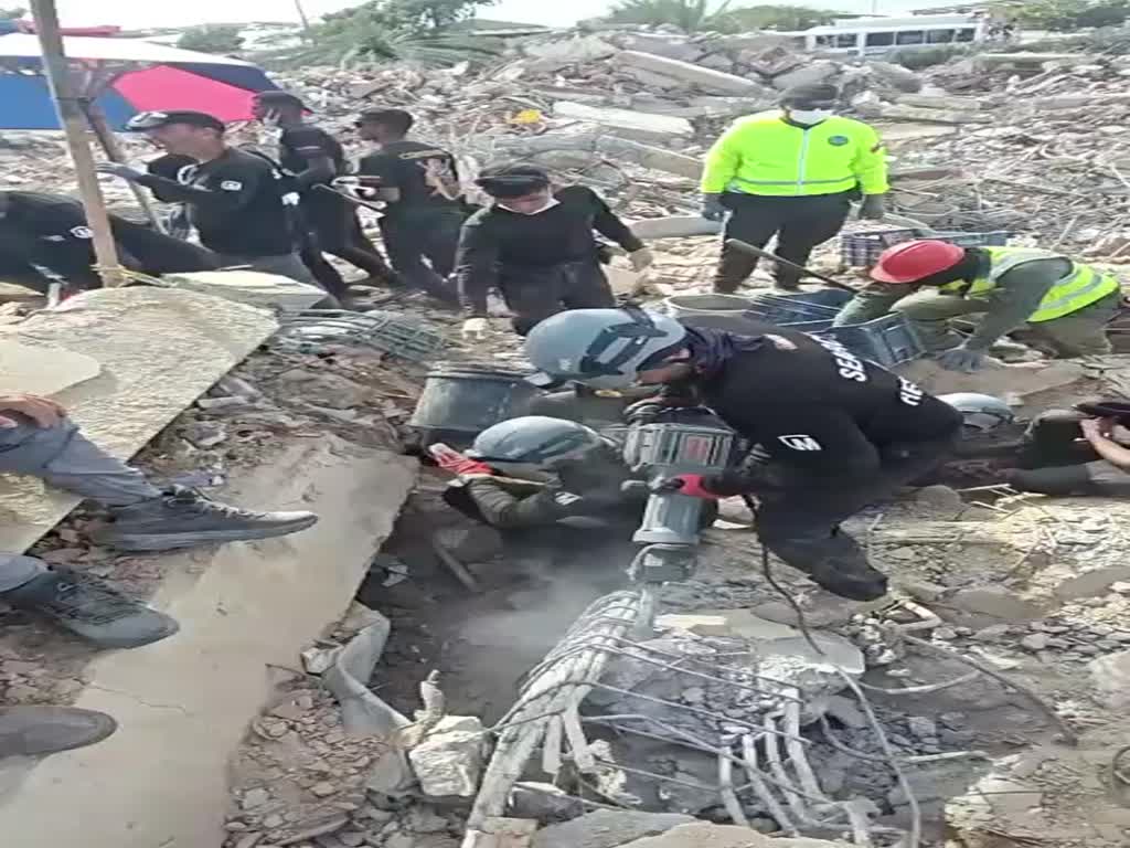 הריסות בוונצואלה בעקבות רעידות האדמה