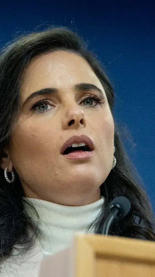 שרת הפנים איילת שקד במסיבת עיתונאים של הצגת תוכנית הדיור הממשלתית. משרד האוצר ירושלים, 31 באוקטובר 2021. שרת הפנים איילת שקד במסיבת עיתונאים של הצגת תוכנית הדיור הממשלתית. משרד האוצר ירושלים, 31 באוקטובר 2021.