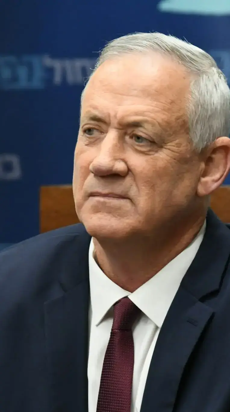 בני גנץ בישיבת סיעה 27 ביוני 2022 בני גנץ בישיבת סיעה 27 ביוני 2022