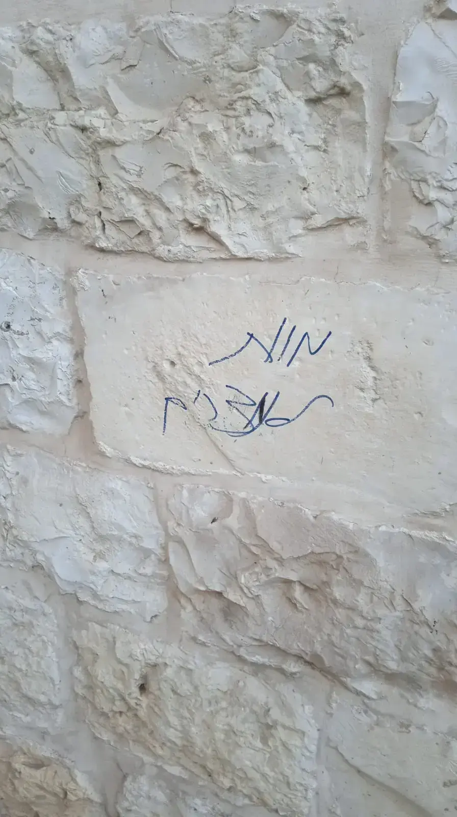 תיעוד הכתובות בקירות המנזר הארמני בעיר העתיקה בירושלים. 12 בינואר 2023 תיעוד הכתובות בקירות המנזר הארמני בעיר העתיקה בירושלים. 12 בינואר 2023