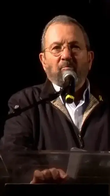 אהוד ברק בעצרת בירושלים אהוד ברק בעצרת בירושלים