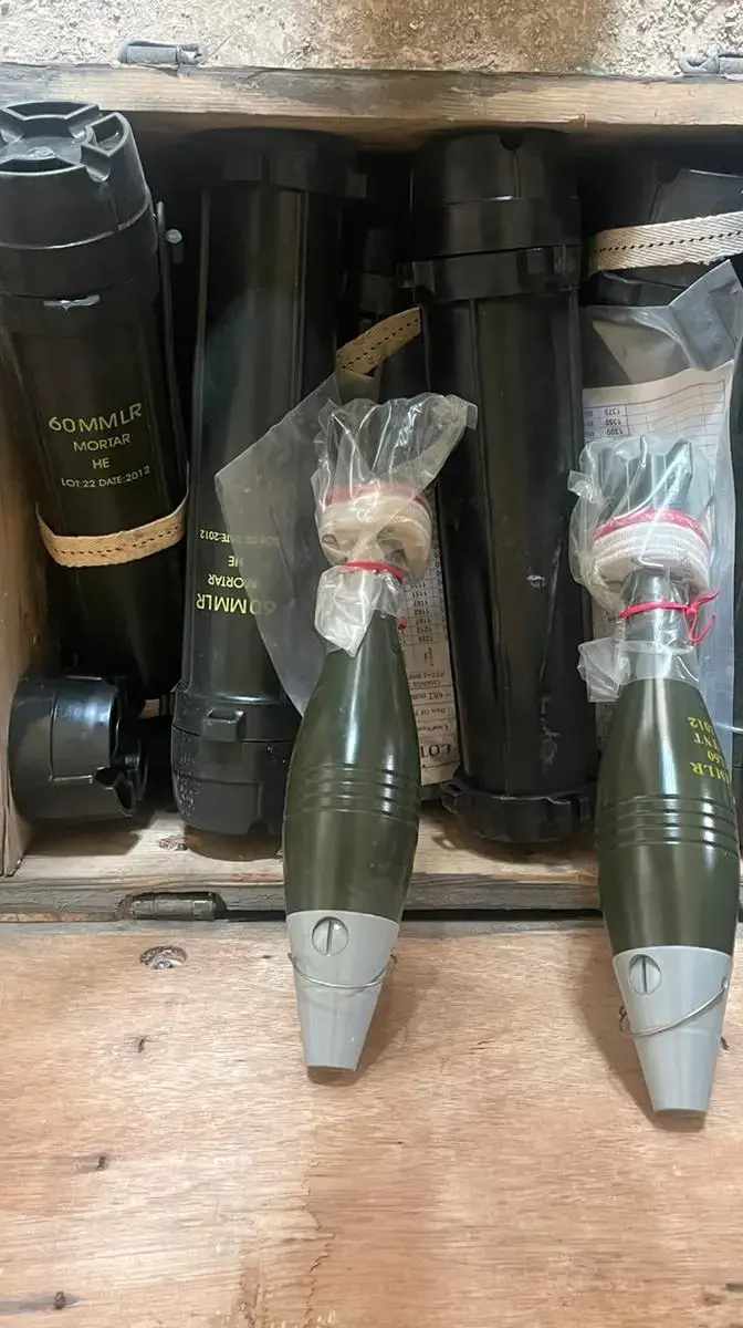 אמצעי לחימה שאותרו על ידי כוחות צה"ל בדרום לבנון, יוני 2026 אמצעי לחימה שאותרו על ידי כוחות צה"ל בדרום לבנון, יוני 2026