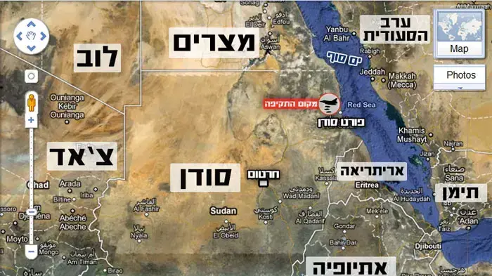 מפת סודן מפת סודן