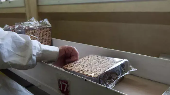 תהליך הכנת מצות: אריזת המצות