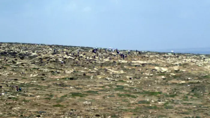 איזור ח'ירבת טאוואמין הסמוך להתנחלות סוסיא