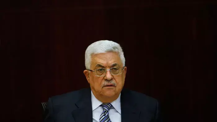 יו"ר הרשות הפלסטינית, מחמוד עבאס (אבו מאזן), בישיבת הוועד הפועל של אש"ף, רמאללה, 13 באפריל 2011