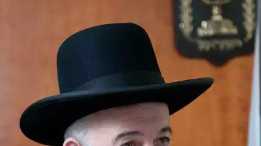 הרב יונה מצגר, הרב הראשי האשכנזי בישראל ונשיא מועצת הרבנות הראשית, אפריל 2011